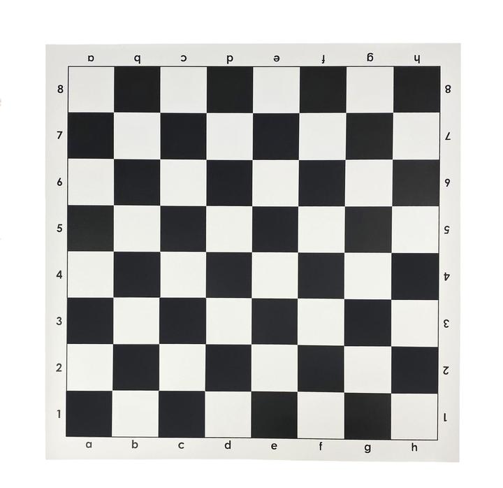 Vinyl Roll Up Board (Medium) with Black and White Tournament Chess Pieces - Image 3